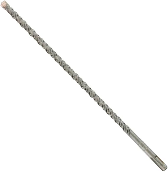 Diablo SDS - Plus 2 - Cutter Carbide-Tipped Hammer Drill Bit with Peak Point Tip - 3/8" Diameter, 12" Length, 10" Working Length, 25-Pack - DMAPL2240-P25