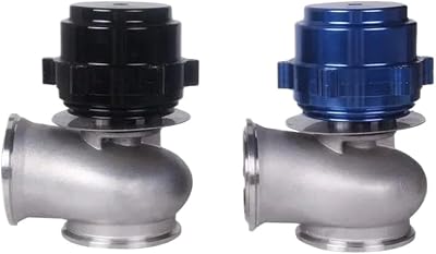 60mm V Band V60 Flange Turbo Wastegate Compatible With YX00675Blue