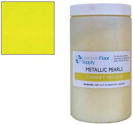 Concrete Floor Supply Metallic Epoxy Pigment - Bulk Containers (Canary Yellow)