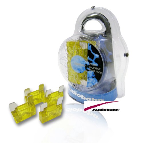 Audiobahn AMAX20, 20A Maxi-Fuse, 4 Pieces