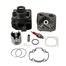 Scooter 70cc Big Bore Cylinder Kit & Head For Dio G SR AF18 AF27 AF28 SRX50 AF42 47mm 2-Stroke Engine Parts