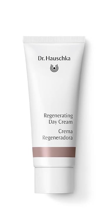 Dr. Hauschka Regenerating Day Cream, 1.3 fl oz, Anti Aging, Cream-to-Fluid Face Moisturizer, Natural & Organic, Red Clover & Acerola Firm & Hydrate Minimizing Fine Lines & Wrinkles