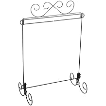 Ackfeld Scroll Single Stand 12in x 14in Tabletop Display Stand for Mini Quilts, Banners & Needlework Projects