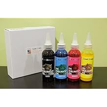 4 X 100ml Professional True Color Sublimation Ink Refills for EcoTank printer, C88+ Workforce 3640 7520 7610 7620 7710 7720 7210 7310 7840 7820(for Sublimation Printing, ICC Profile Available)