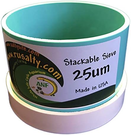 Micron Mesh Sieve 4" Diameter Stackable Copepod Sieves and Rotifer Sieves