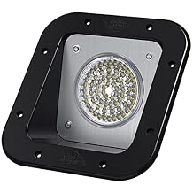 RV Exterior Flood Porch Utility Light - Black 12v 1100 Lumen Lighting Fixture Replacement Lighting for Weekend Warrior RVs, Trailers, Campers, 5th Wheels (Black)