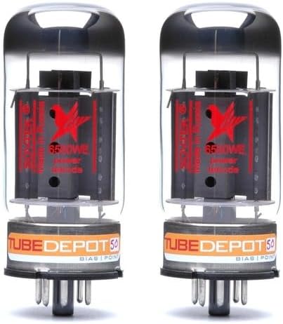 Pair of Sovtek 6550WE Power Vacuum Tube