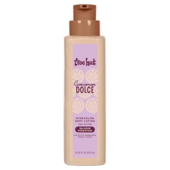 Tree Hut Hydraglow Body Lotion, Cinnamon Dolce, 18 Fl Oz