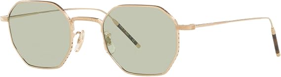 Oliver Peoples 0OV1299T Tk-5 5311 Brushed Gold/Green Wash Unisex Eyeglasses