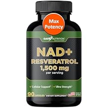 Gade Nutrition NAD Supplement with Resveratrol | Nicotinamide Plus in Capsules Made in USA | Antioxidant Healthy Aging Supplement