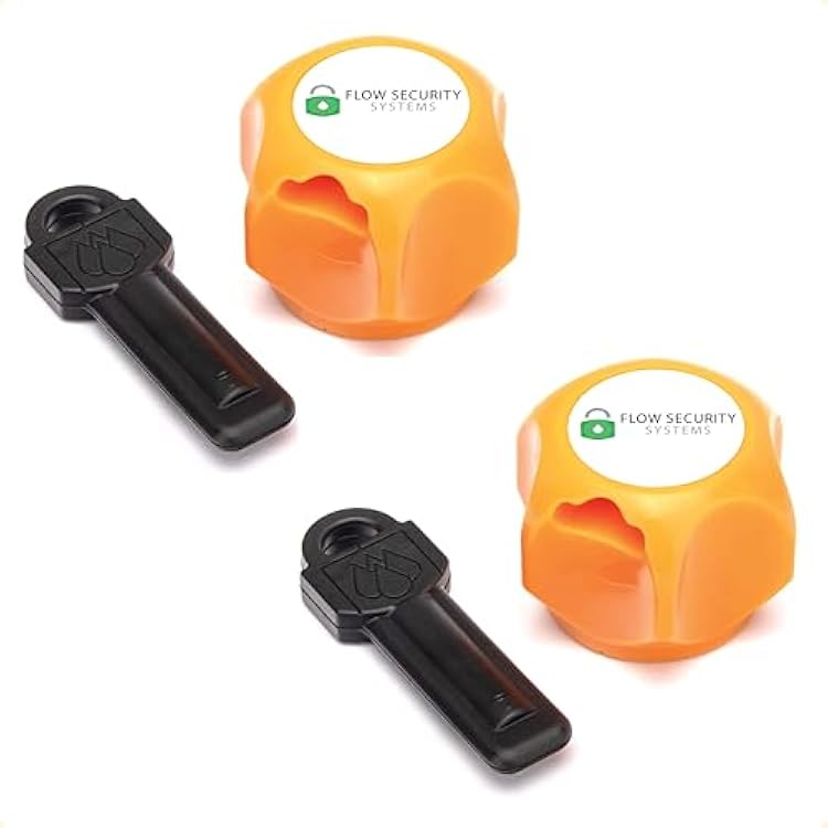 Faucet Lock III | Magnetic Key | Prevents Water Theft & Secures Outdoor Bibbs | Promotes Water Conservation | Fits Most Outdoor Hose Bibbs | Keyed the Same | 2 Pack