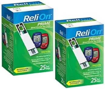Diabets Testing Bundle & Combo Pack for Your Convenience + King Combo QR Code Including (25 Test Prime Strips (2 Count))