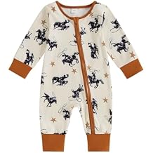 Newborn Western Baby Boy Clothes Mallard Duck Cowboy Baby Romper Jumpsuit Fall Winter Outfit