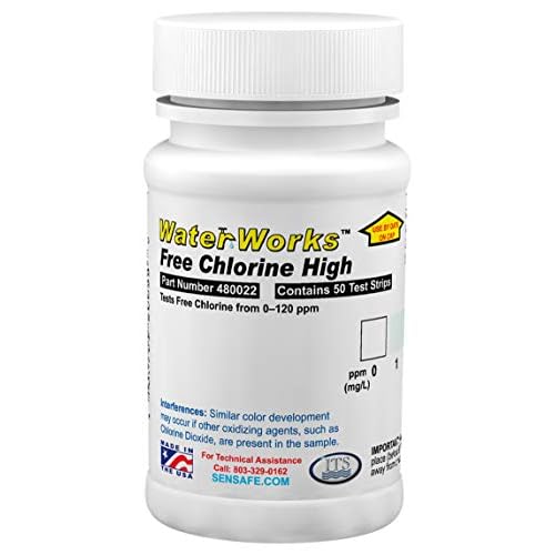 Industrial Test Systems 480022 WaterWorks Free Chlorine HR Test