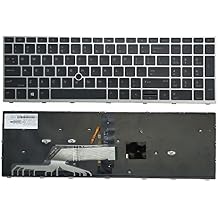 Laptop Replacement Keyboard Compatible for HP ProBook 650 G4 650 G5 L09593-001 US Layout Backlit with Pointer Stick