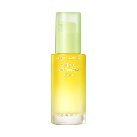 GOODAL Green Tangerine Vita C 15 Ampoule, Korean Skin Care, Vitamin C Serum, Hydrating Daily Facial Care for Fine Lines, Dull Skin, K Beauty, 16g/0.56 Oz
