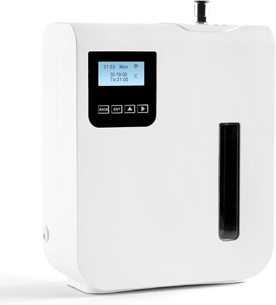 Scent Air Machine, Bluetooth & WiFi Smart Atomizing Essential Oil Diffuser w/Cold-Air Diffusion Technology, Essential Oil Aromatherapy Diffuser for Home, Office, Large Room, 300 ml, Up to 1500 Sq.Ft