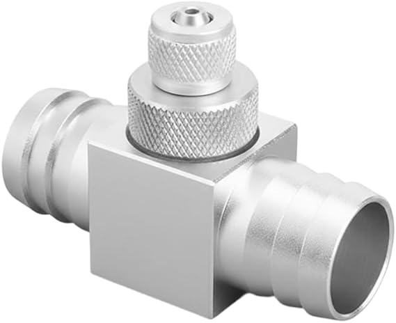 MiOYOOW Inline CO2 Diffuser, Aquarium Carbon Dioxide External Atomizer Bubbler Counter Reactor Built-in Check Valve for Planted Aquariums Tanks (12/16mm)