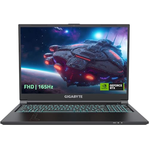 GIGABYTE G6 KF 16 Gaming Laptop 2024 16 WUXGA 1920 x 1200 IPS 165hz Intel Core i7-13620H NVIDIA GeForce RTX 4060 8GB GDDR6 32GB DDR5 1TB SSD Single-Zone RGB Backlit KB Wi-Fi 6E Windows 11 Home