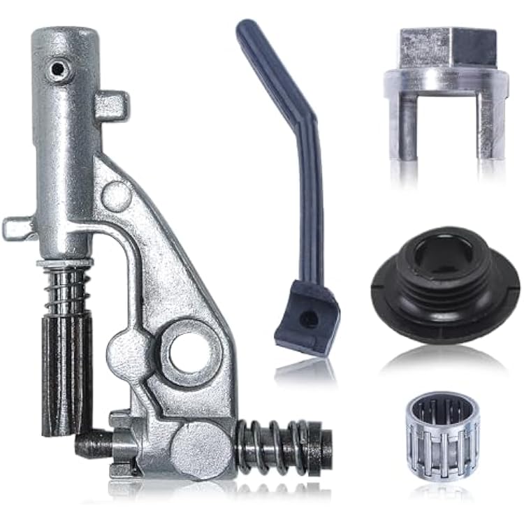 Adefol Oil Pump Pressure Line Kit & 502541603 Clutch Removal Tool for Husqvarna 455 Rancher 455E 460 Chainsaw, Clutch Removal Tool with Oil Pump Pinion Pressure Line Parts 544180104,537261501