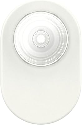 PopSockets PopGrip for MagSafe, Magnetic Phone Grip & Stand, Swappable Top, Secure Grip for iPhone MagSafe Cases, Kickstand for Hands-Free Viewing, Wireless Charging Compatible - Clear
