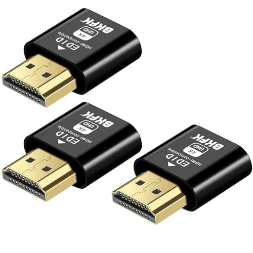 HDMI Dummy Plug 4K HDR,Virtual Monitor EDID Emulator, Headless Display Adapter,Headless hdmi Adapter Dummy,Supports up to 4k@60Hz,1080@120Hz
