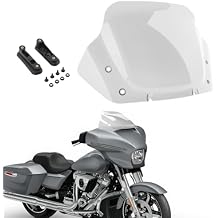 14" Windshield for Harley Street Glide CVO FLHXSE 2023-2025 Wind Shield Windscreen Air Deflector Compatible for Harley Street Glide 2024-2025, FLHXU 2025 (Clear)