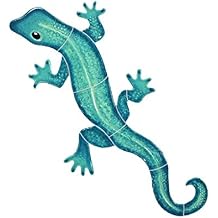 Gecko (10" x 5", Aqua) Ceramic Swimming Pool Mosaic