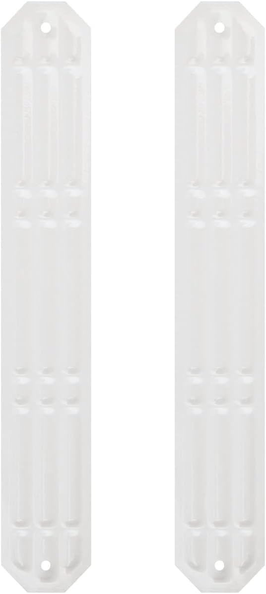 Downspout Gutter Downspout Strap Leader Strap 2x3 White Set of 2