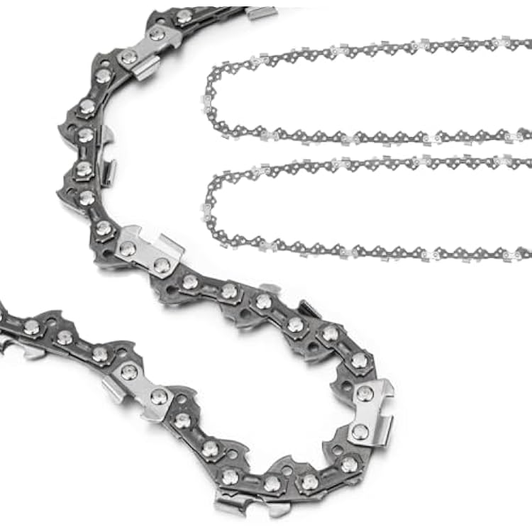 18 Inch Chainsaw Chain 38 LP Pitch 62 Drive Links Replacement for EGO AC1800, 18 Chain Saw Chains Fit for EGO CS1800, CS1803, CS1804 & DEWALT DCCS672B Chainsaw 3Pcs