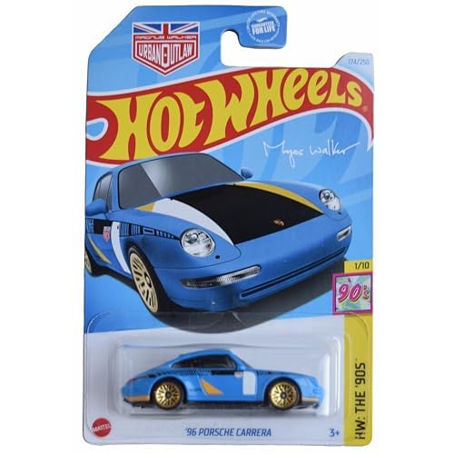 Hot Wheels 96 Porsche Carrera, HW The 90s 110 [Blue] 174250