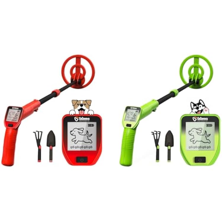 2Pcs New Metal Detectors Kit, GreenRed