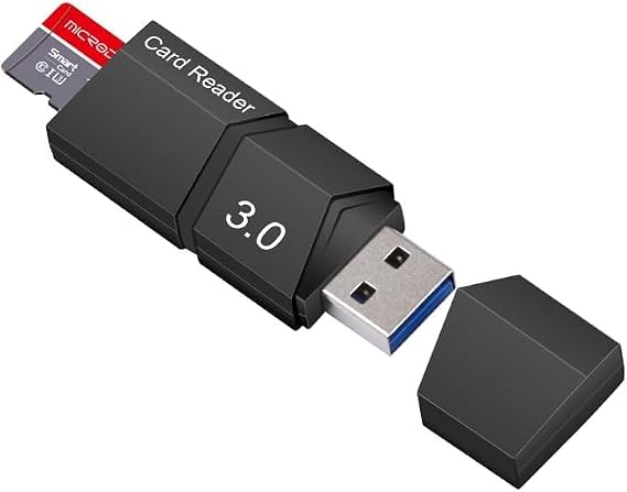 TF Card Reader, USB 3.0 High Speed Card Reader for Computer Phone TF Memory Card External Card Reader