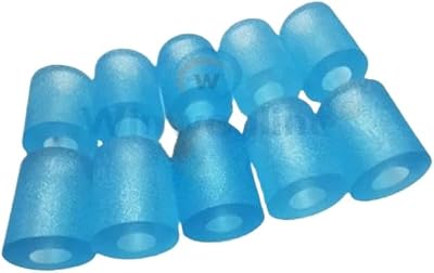 10pcs 2F906240 2F906230 Roller Tire Compatible with FS1028 1035 1100 1120 1128 1300 1320 1370 FS2000 3900 4000 Printer Parts Replacement for 2BR06520Blue