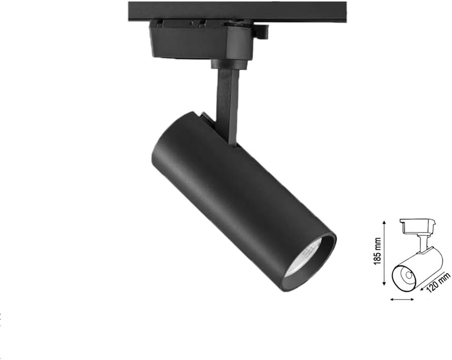 20W Siyah Ray Spot Armen 3200K (Amber Işık) [Enerji Sınıfı A]
