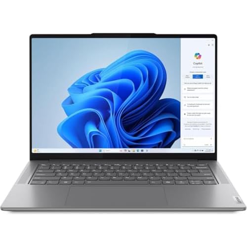 Lenovo 2024 Yoga Pro 7 14.5 WQXGA 90Hz IPS Touch Laptop 8-Core AMD Ryzen 7 8845HS NVIDIA GeForce RTX 3050 16GB LPDDR5 4TB SSD USB-C wDP WiFi AX BT Webcam HDMI2.1 Backlit KB Windows 10 Pro