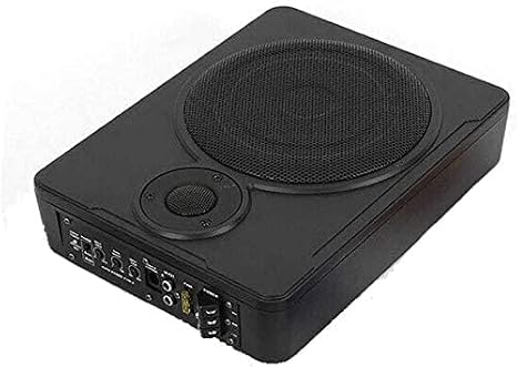 Amplified Car Subwoofer, 12V 600W Car Audio Modified Subwoofer, Low Profile, 8 Inch Subwoofer, Great for Vehicles That Need Bass But Have Limited Space
