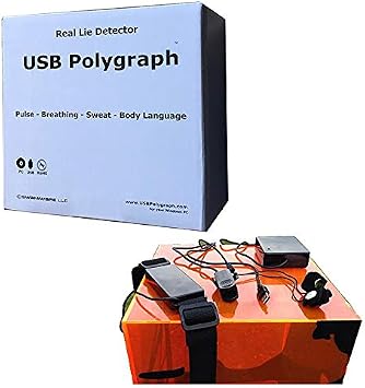 USB Polygraph Machine - Home Lie Detector Testing Kit