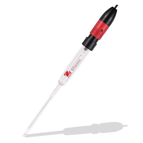 OHAUS 30087566 2-in-1 Glass Micro pH Electrode, 80 mm x 5 mm Shaft