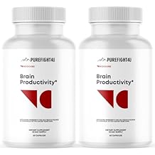 Brain Productivity Supports Focus, Memory & Cognitive Function | Dietary Supplement | 2 Bottles