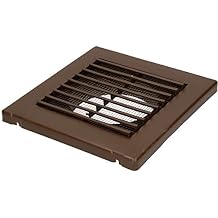 KOTARBAU 5907465906524 Ventilation Grille, Brown, 100 mm