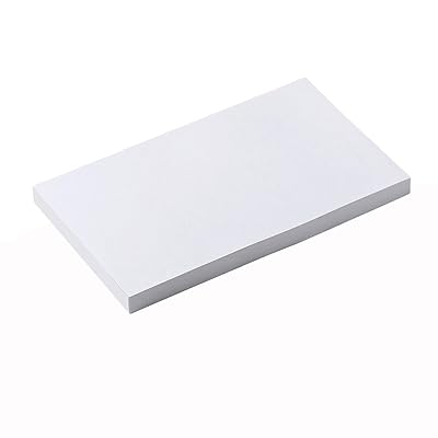 JMU 50 Sheets Dental Mixing Pads 3x5, 2 Sides Poly Coated Disposable Mix Paper for Dental Repairs & Fillings Material, Mixing Composites, Rubber Based and Silicate Materials