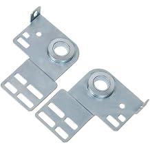 3 3/8" Bearing End Plates Brackets, Residential Brackets for 2" Track Wood or Steel Doors, Garage Door Parts, One Pair Bearing Bracket