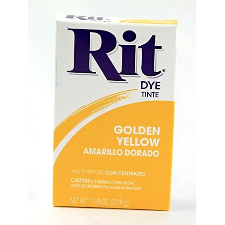 Rit Concentrated Powder Fabric Dye Golden Yellow - each