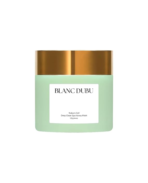 Nuborn Cell Deep Clean Spa Honey Mask | Honey Skincare 2-in-1, Korean Cleanser & Exfoliating Face Wash | Facial Cleanser & Cleansing Face Mask