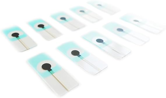 Single Carbon Electrode Screen Printed Electrode Carbon Electrode electrochemical kit Working Electrode Sensor SPEC (100 Pieces)