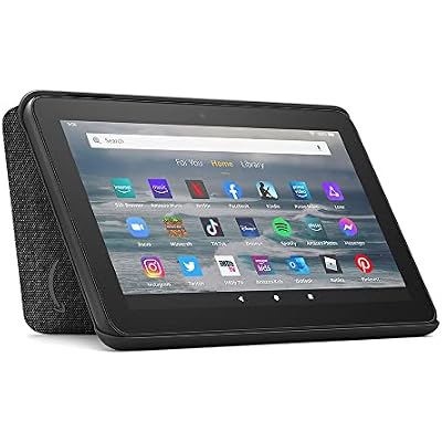 Amazon Fire 7 Tablet Cover (Only compatible with 12th generation tablet, 2022 release) - Black