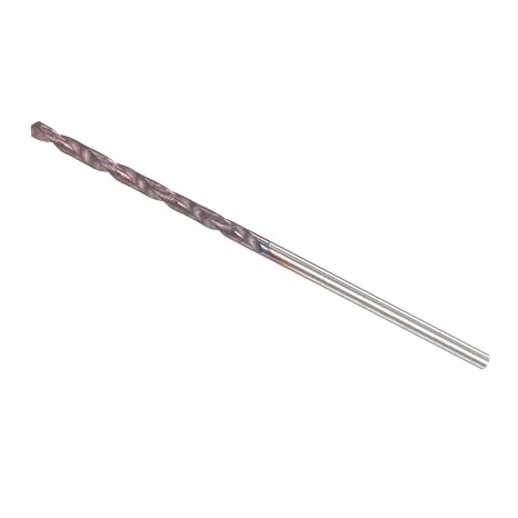 Solid Carbide Drill Bit, 1.1mm Diameter, AlTiSin Coated K45/P10 Tungsten Carbide Twist Drill Bits - (Applications: for Hardened Steel Stainless Steel Alloy), 1-Piece