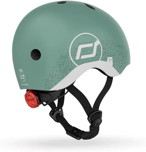 Scoot & Ride and Helmet Reflective Bebek Kaskı XXS-S Yeşil 181206-96497