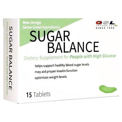 GSL 36 Boxes Sugar Balance Supplement | People with High Glucose | 15 Tablets Per Box 36 Packs Technology | The Original Sugar Balance |